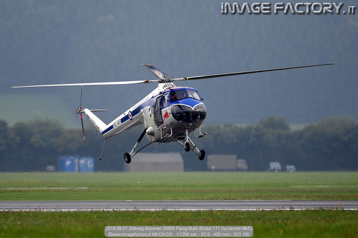 2019-09-07 Zeltweg Airpower 00504 Flying Bulls Bristol 171 Sycamore Mk52